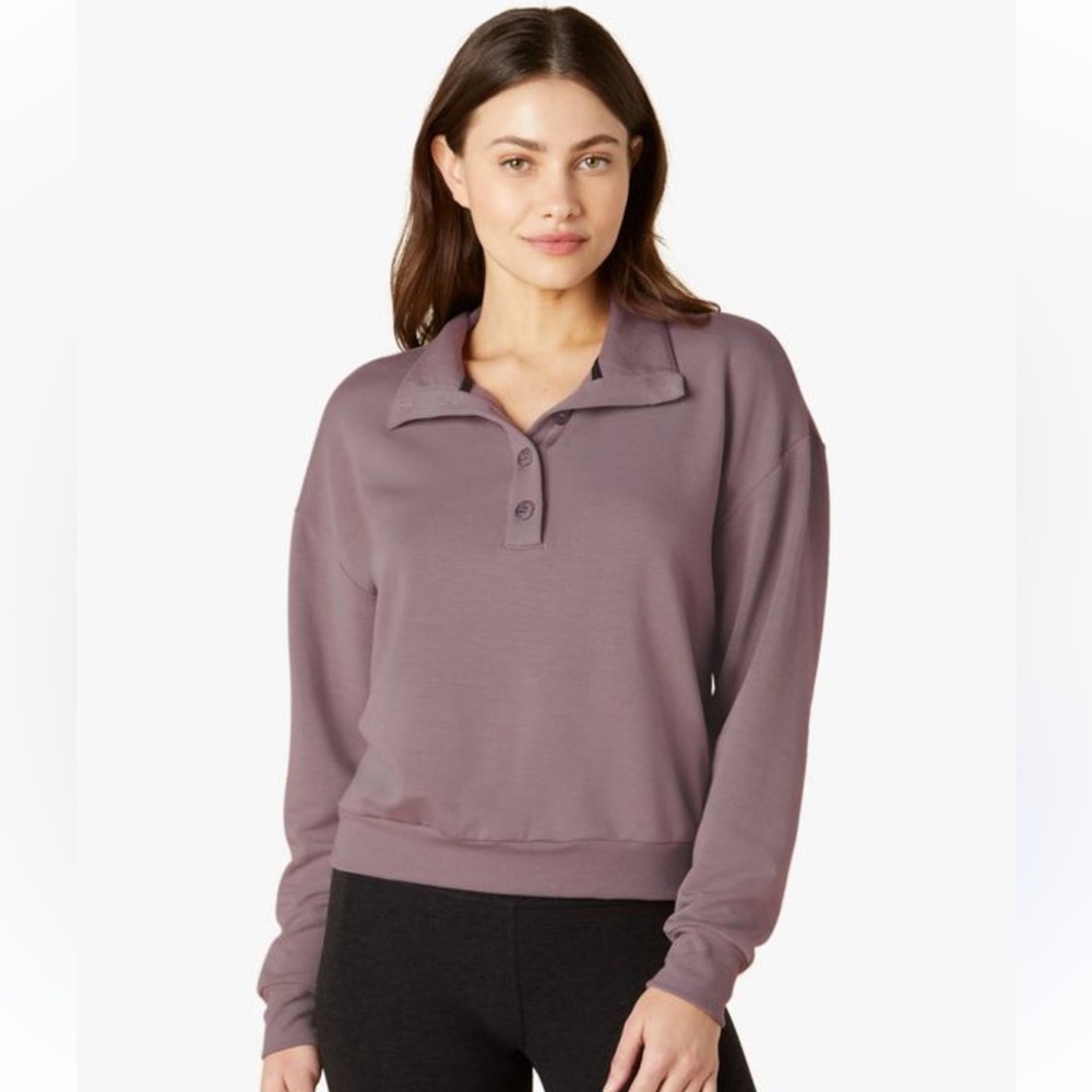 Beyond Yoga East Coast Button Pullover